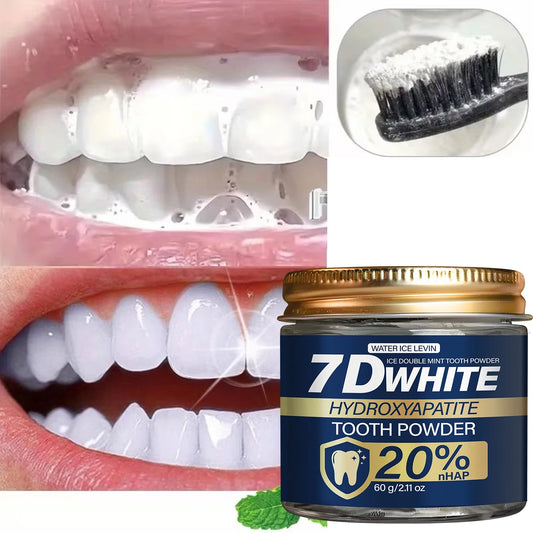 Poudre de blanchiment dentaire7 Dwhite - 60g, - vente privée 14:1733pcs