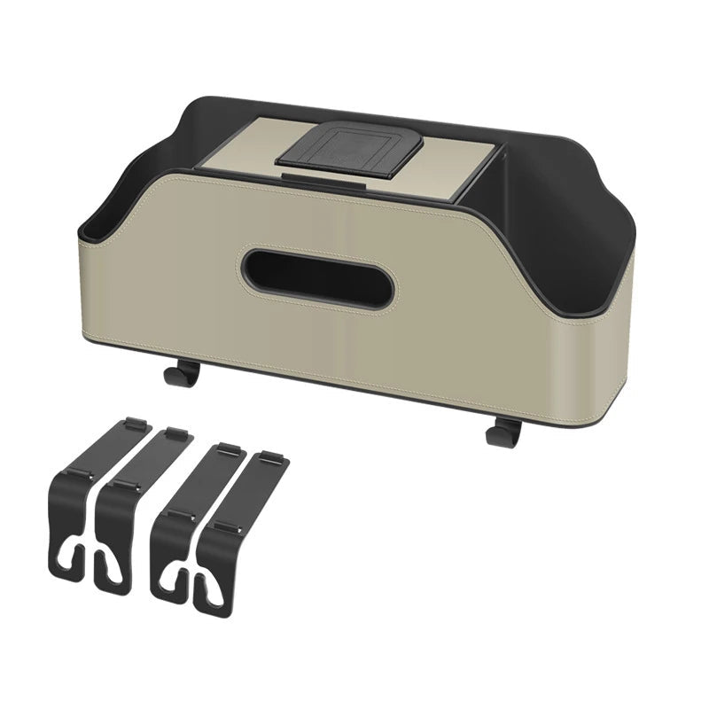 Boite à mouchoir multifonction pour siège auto