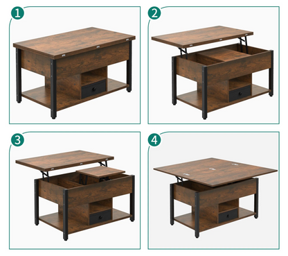 Table basse à manger convertible en bois - vente privée 14:200006154;200007763:201336101