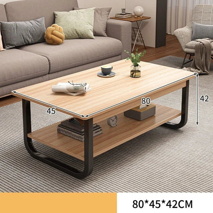 Table basse à thé noir de couleur marron - vente privée 14:200004889Type A -80cm