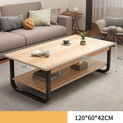 Table basse à thé noir de couleur marron - vente privée 14:200143091Type A -120cm