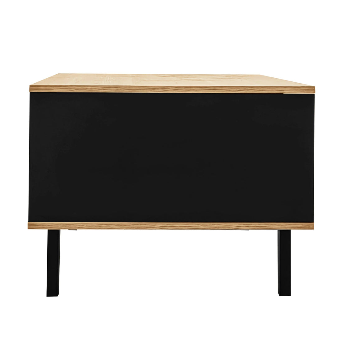 Table basse bois avec 4 pieds artisanal premium 100x60x45cm - vente privée 14:200004889NaturalParticleBoard;200007763:201336342