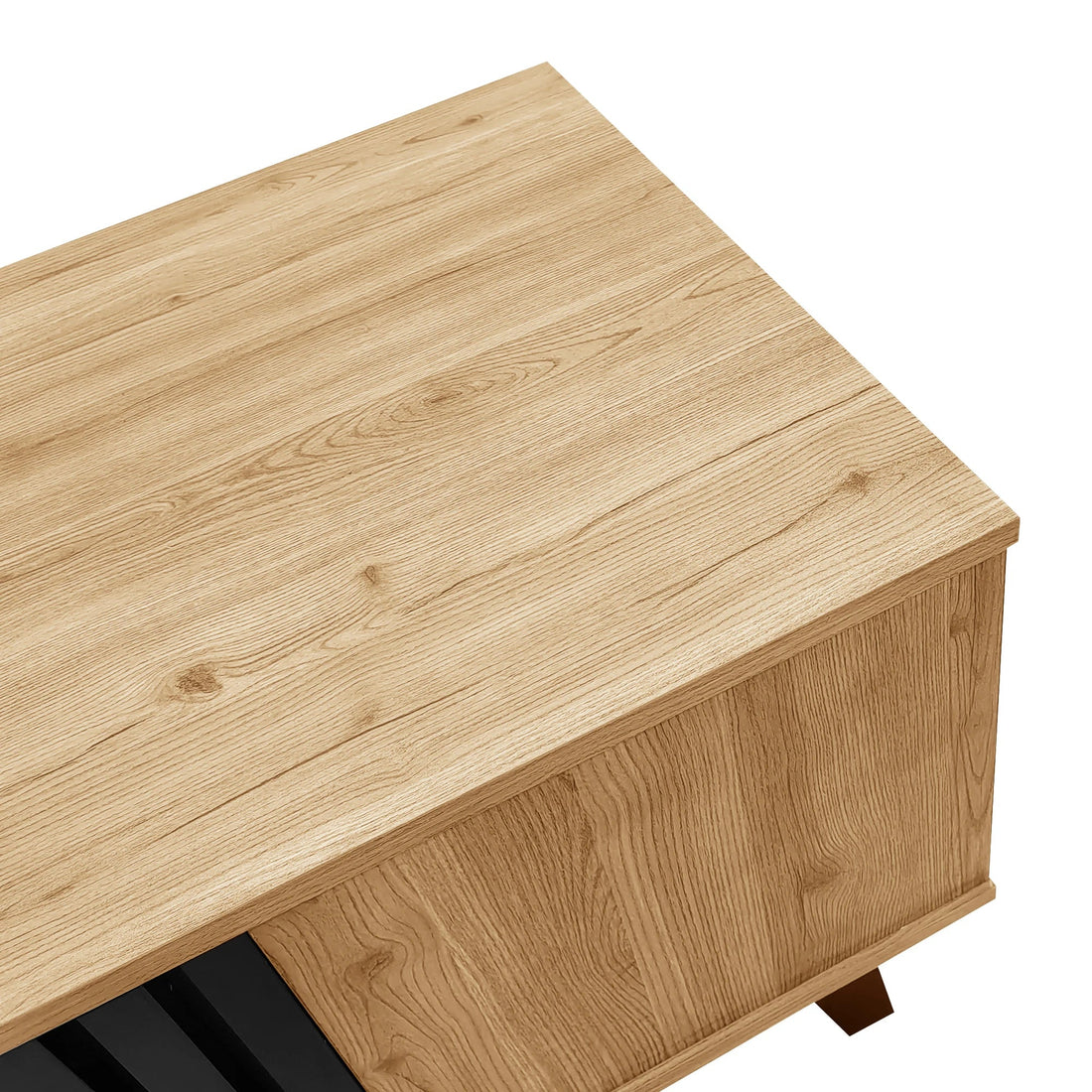 Table basse bois avec 4 pieds artisanal premium 100x60x45cm - vente privée 14:200004889NaturalParticleBoard;200007763:201336342