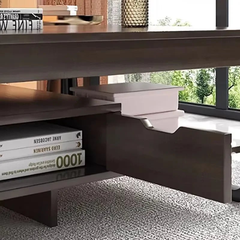 Table basse bois blanc en forme de rectangle - vente privée 14:200005536120cm