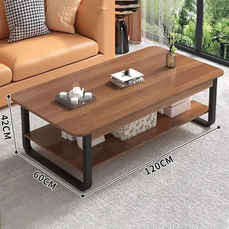 Table basse bois blanc en forme de rectangle - vente privée 14:200005536120cm