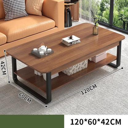 Table basse bois blanc en forme de rectangle - vente privée 14:200141872120cm