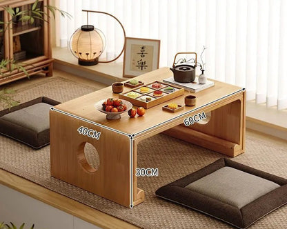 Table basse bois clair de style japonais - vente privée 14:193style2