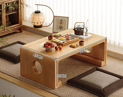 Table basse bois clair de style japonais - vente privée 14:200143091style3