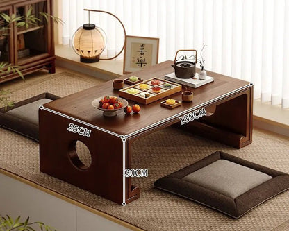 Table basse bois clair de style japonais - vente privée 14:202997806style14