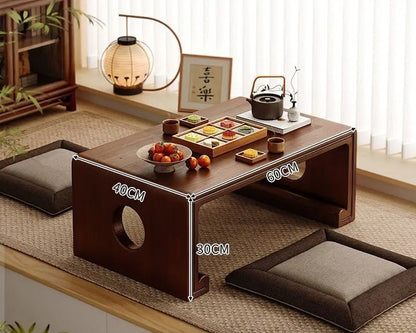 Table basse bois clair de style japonais - vente privée 14:350850style10