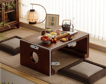 Table basse bois clair de style japonais - vente privée 14:771style9