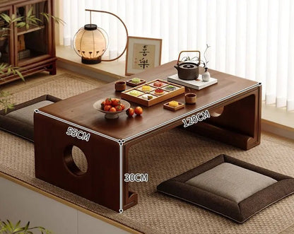 Table basse bois clair de style japonais - vente privée 14:933style16