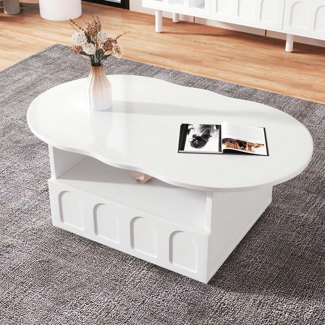 Table basse bois coffre de couleur blanche - vente privée 14:29White;200007763:201336101