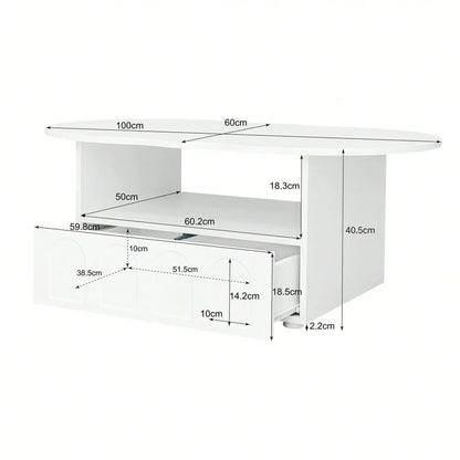 Table basse bois coffre de couleur blanche - vente privée 14:29White;200007763:201336101
