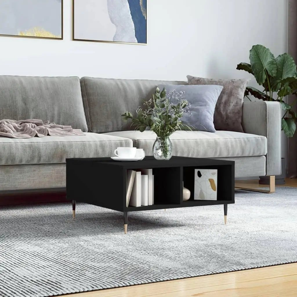 Table basse bois couleur noir - 60x60x30 cm - vente privée 14:200844061As pictures showed;200007763:201336342