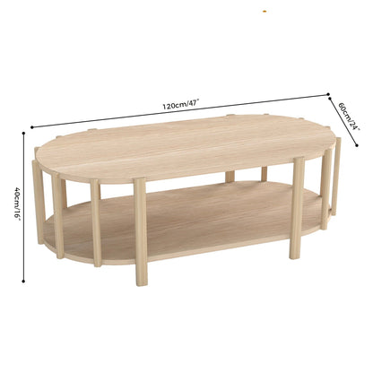 Table basse bois double plateau - vente privée 14:200001438;200007763:201336101
