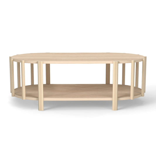 Table basse bois double plateau - vente privée 14:200001438;200007763:201336101