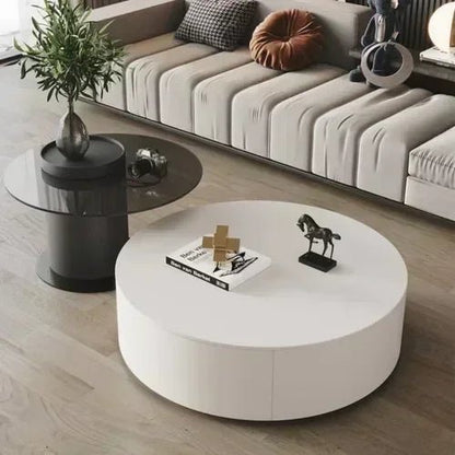 Table basse bois industriel ronde - vente privée 14:20000553690 60cm-2