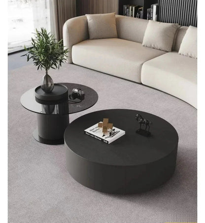 Table basse bois industriel ronde - vente privée 14:20084406290 60cm-6