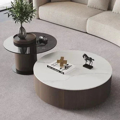 Table basse bois industriel ronde - vente privée 14:20084406290 60cm-6