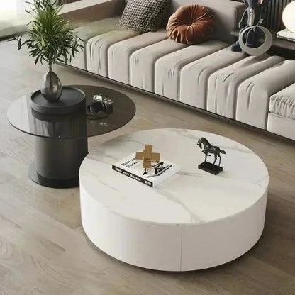 Table basse bois industriel ronde - vente privée 14:20084406290 60cm-6