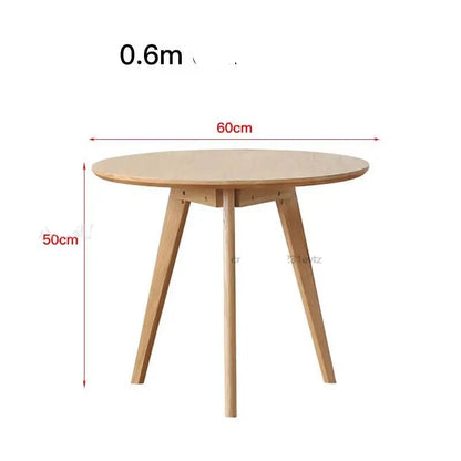 Table basse bois massif ronde de taille moyenne - vente privée 14:2000048890.6m Coffee table