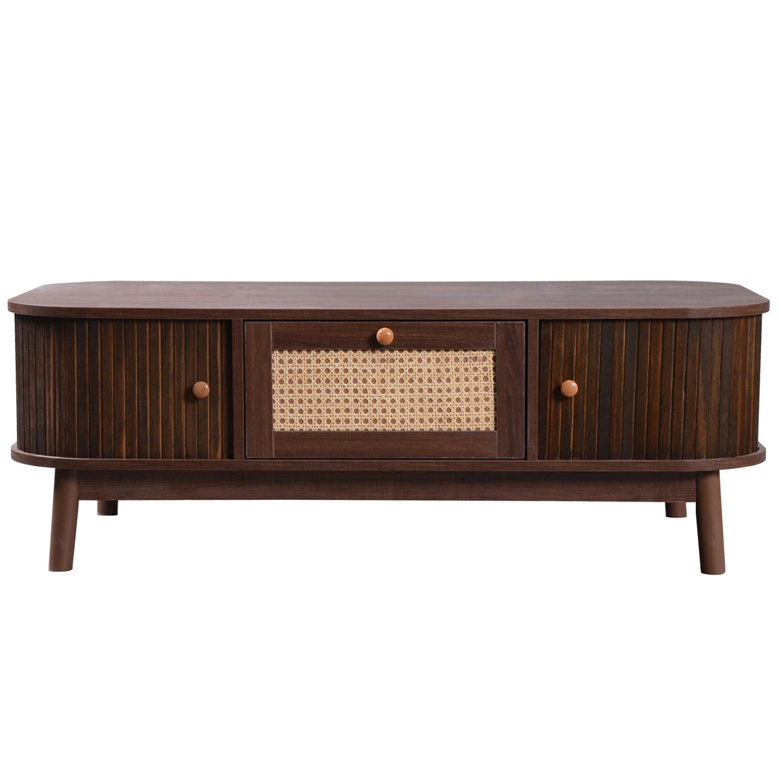 Table basse bois rectangulaire à coins rondes - vente privée 14:200004889WF304063WAA