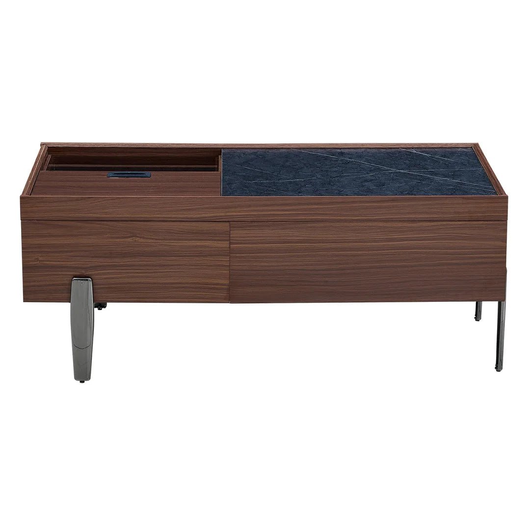 Table basse bois rectangulaire avec tiroirs - vente privée 14:200004889N621P307345S