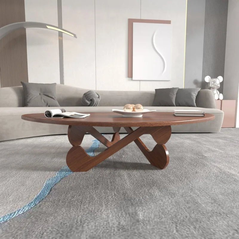 Table basse bois ronde de style triangulaire - vente privée 14:1931.5 pure solid wood