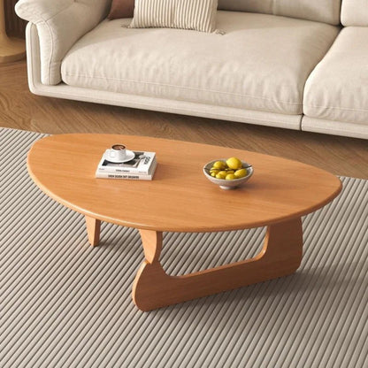 Table basse bois ronde de style triangulaire - vente privée 14:2001418722.0 Pure solid wood