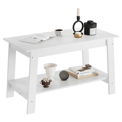 Table basse bois rustique à doubles plateaux - vente privée 14:193White;200007763:201336101