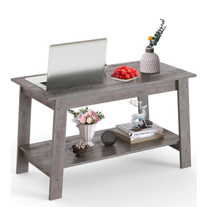 Table basse bois rustique à doubles plateaux - vente privée 14:200004889Grey;200007763:201336101