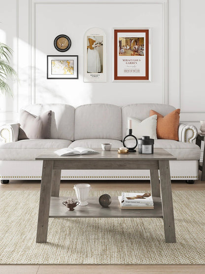 Table basse bois rustique à doubles plateaux - vente privée 14:200004889Grey;200007763:201336101
