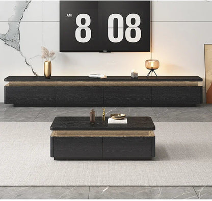 Table basse bois scandinave de luxe - vente privée 14:173120x60x40cm LED