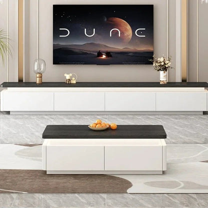 Table basse bois scandinave de luxe - vente privée 14:173120x60x40cm LED