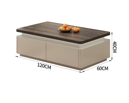 Table basse bois scandinave de luxe - vente privée 14:200004889120x60x40cm