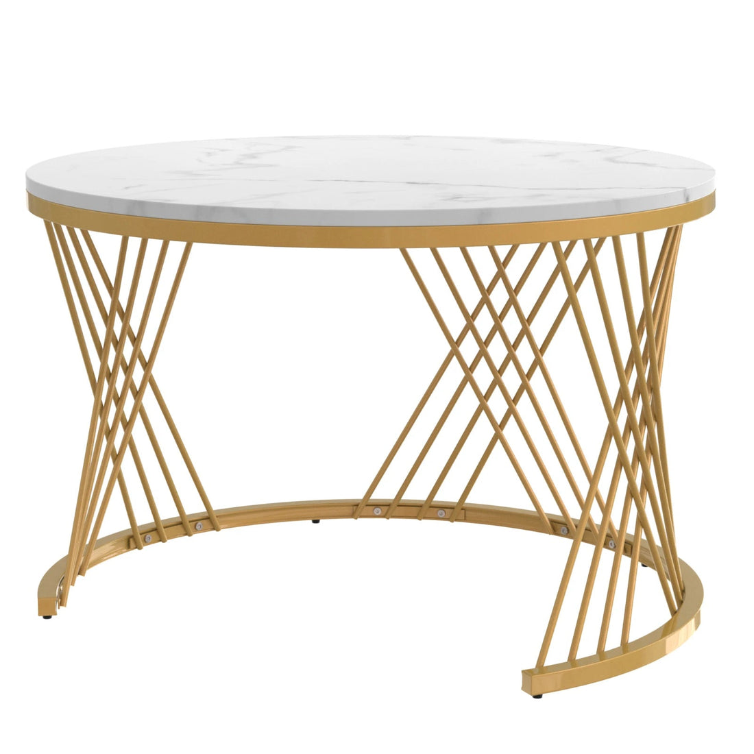 Table basse bois simple et ronde - 2 sets - vente privée 14:193Black Gold;200007763:201336101
