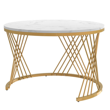 Table basse bois simple et ronde - 2 sets - vente privée 14:193Black Gold;200007763:201336101