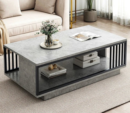 Table basse bois vintage de qualité - vente privée 14:193black