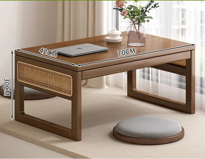 Table basse bureau japonais en bois naturel - vente privée 14:17570 walnut