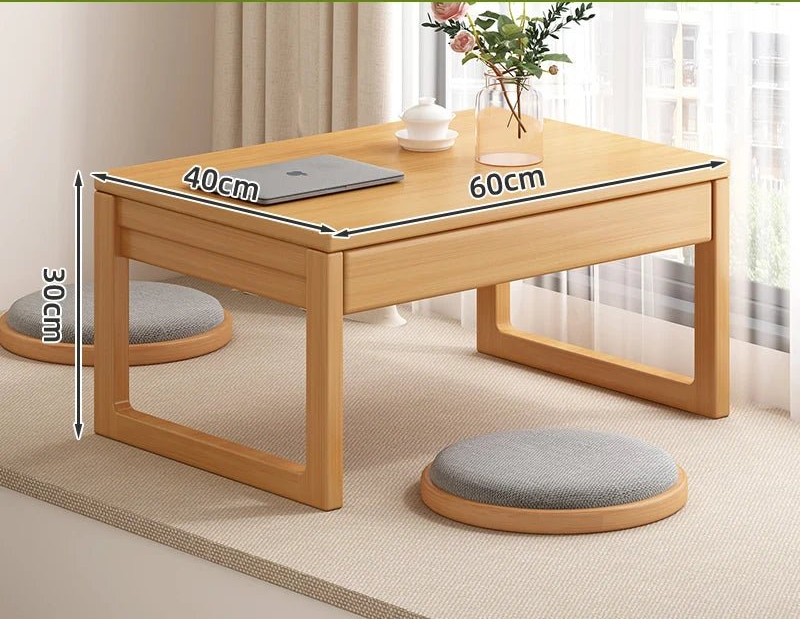 Table basse bureau japonais en bois naturel - vente privée 14:20000488960 wood  1 drawing