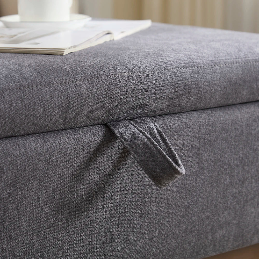 Table basse carré avec compartiment de rangement simple - vente privée 14:200844061Coffee + Microfiber;200007763:201336101