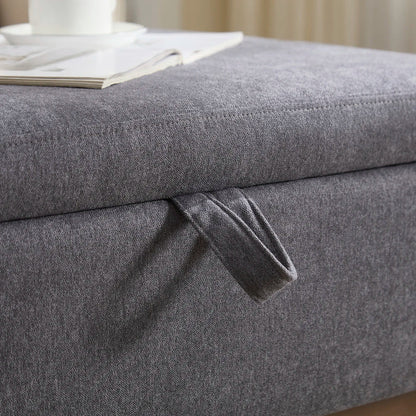 Table basse carré avec compartiment de rangement simple - vente privée 14:200844061Coffee + Microfiber;200007763:201336101
