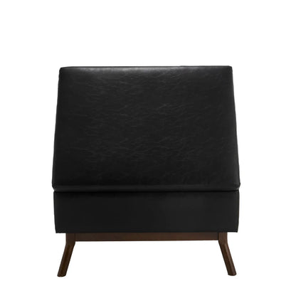 Table basse carré avec compartiment de rangement simple - vente privée 14:200844061Coffee + Microfiber;200007763:201336101