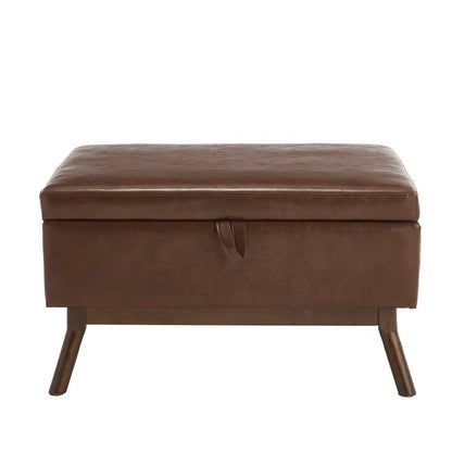 Table basse carré avec compartiment de rangement simple - vente privée 14:200844061Coffee + Microfiber;200007763:201336101