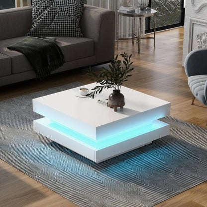 Table basse chic et moderne 70x70x36 cm - vente privée 14:29;200007763:201336101