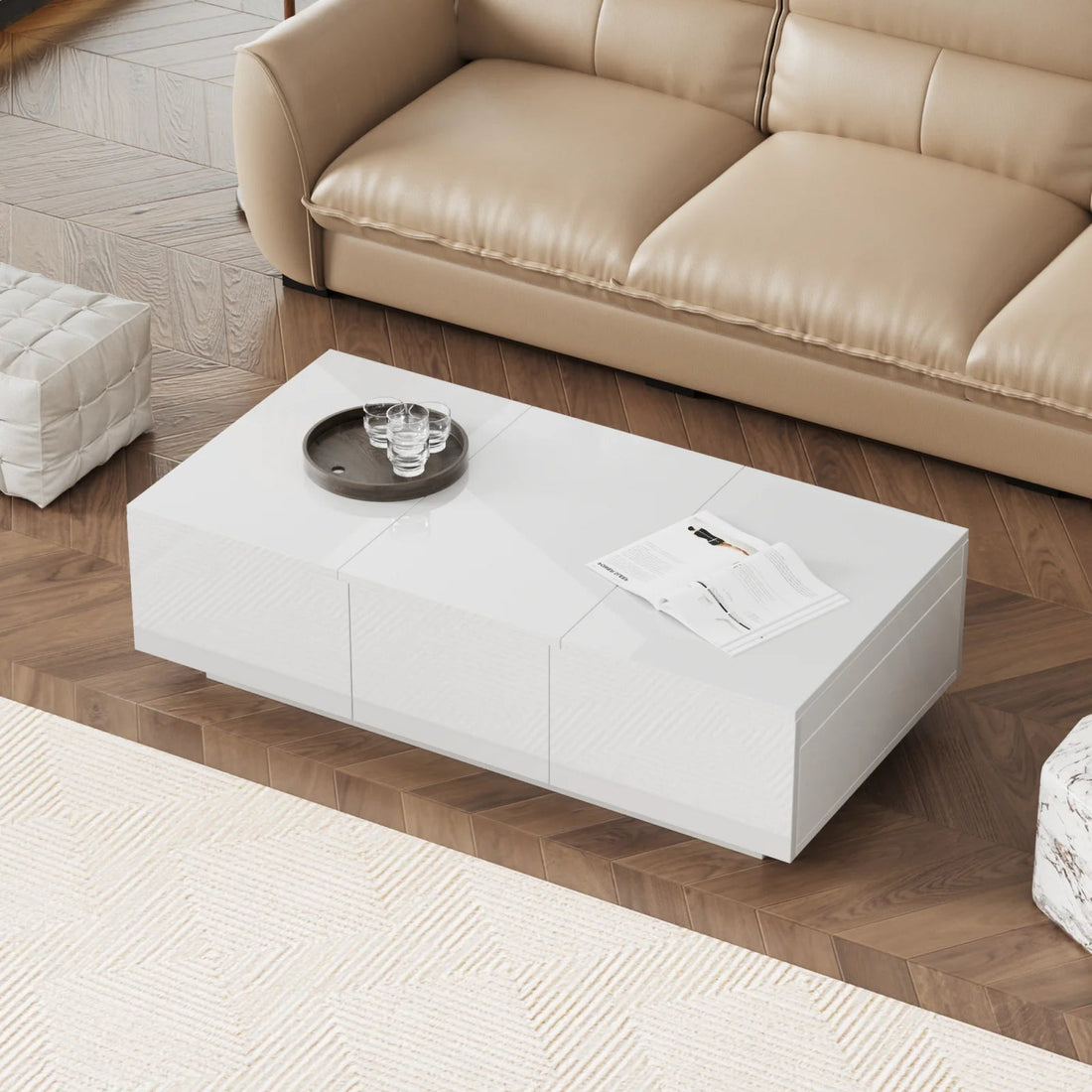 Table basse coffre 100×50×31cm - vente privée 14:29;200007763:201336101