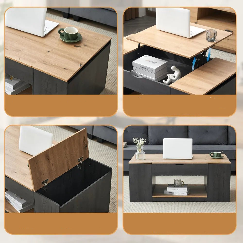 Table basse coffre moderne avec élévation possible 109cm - vente privée 14:200004889;200007763:201336342