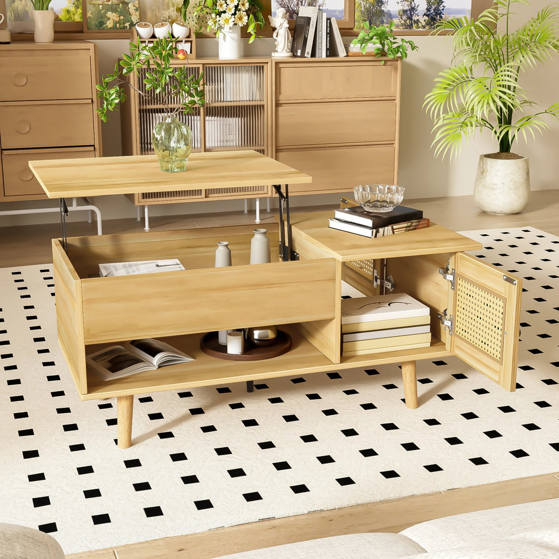 Table basse de salon en bois - vente privée 200007763:201336342