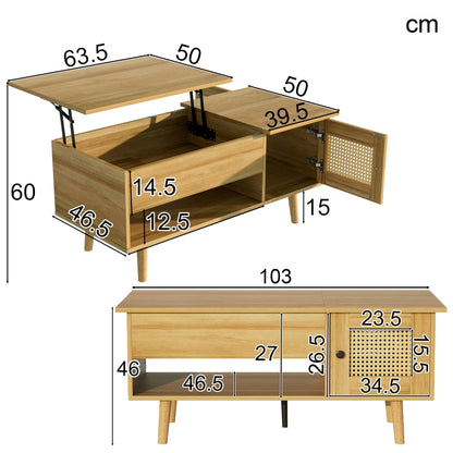 Table basse de salon en bois - vente privée 200007763:201336342